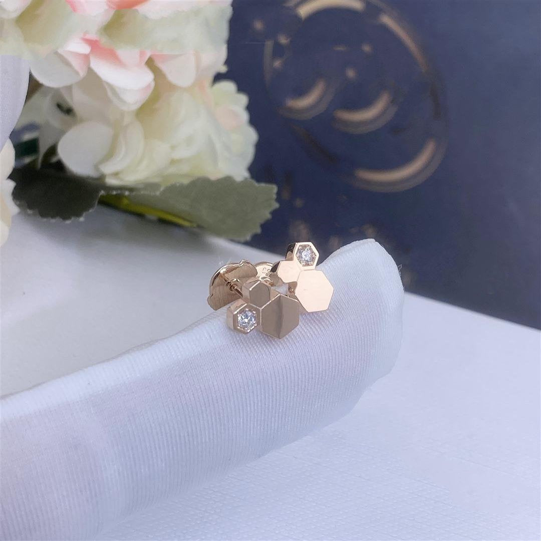 [kincade]BEE LOVE PINK GOLD DIAMOND EARRINGS