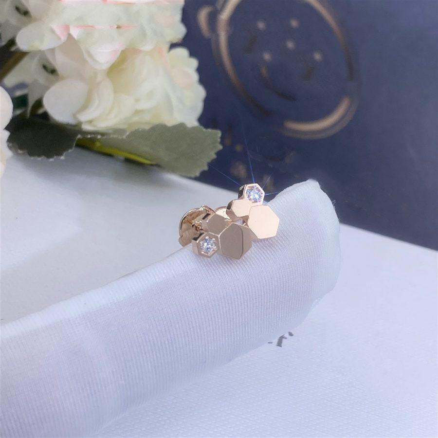 [kincade]BEE LOVE PINK GOLD DIAMOND EARRINGS