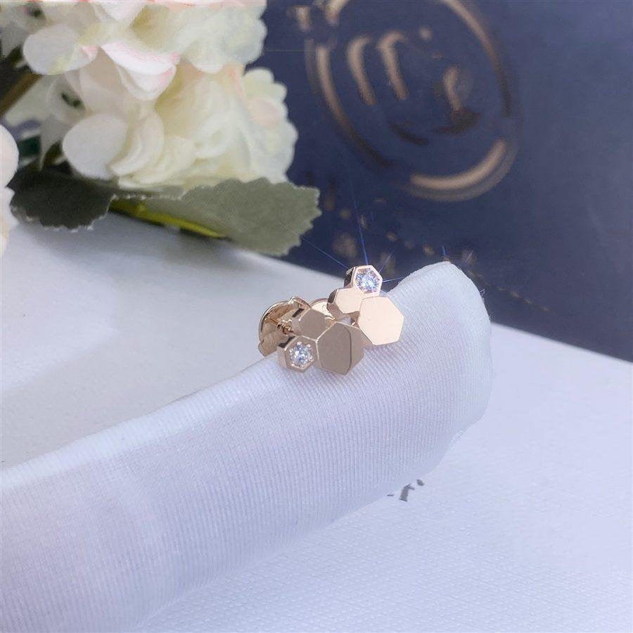 [kincade]BEE LOVE PINK GOLD DIAMOND EARRINGS