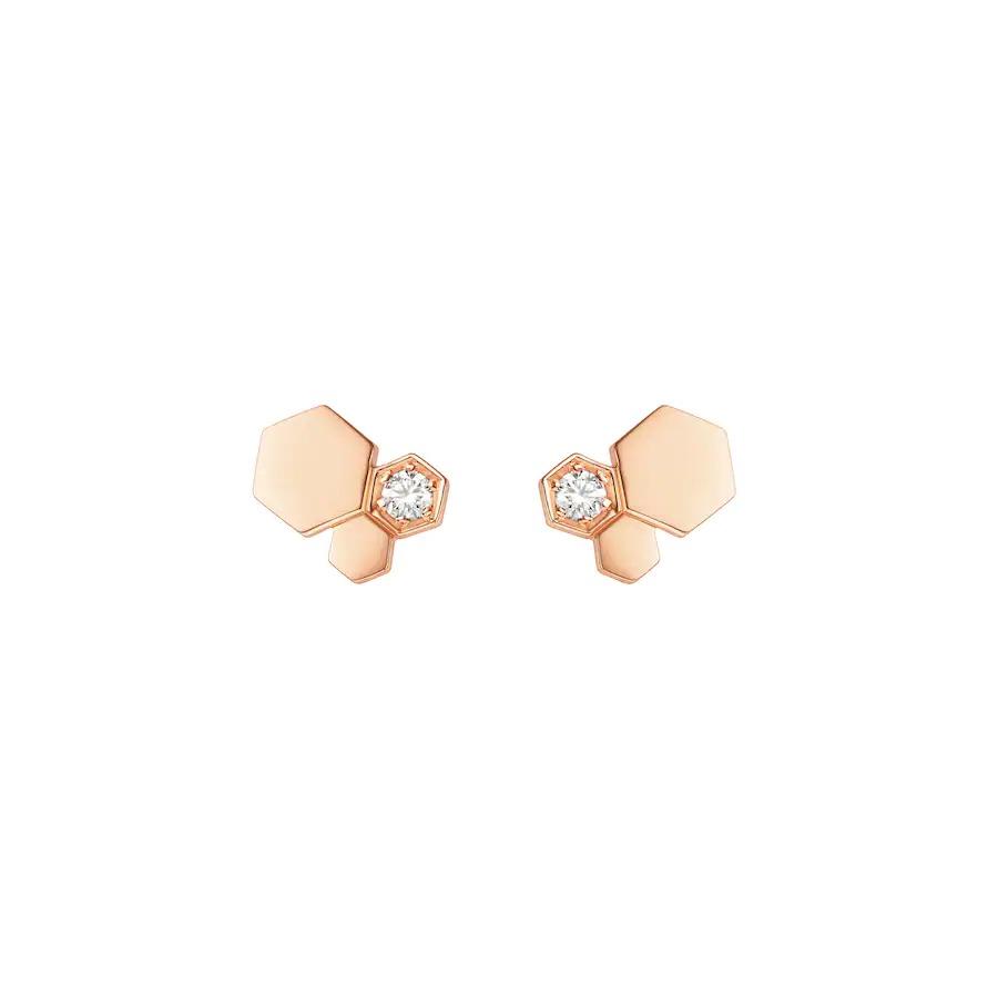 [kincade]BEE LOVE PINK GOLD DIAMOND EARRINGS