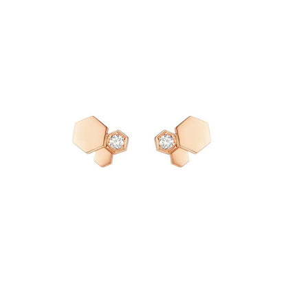 [kincade]BEE LOVE PINK GOLD DIAMOND EARRINGS