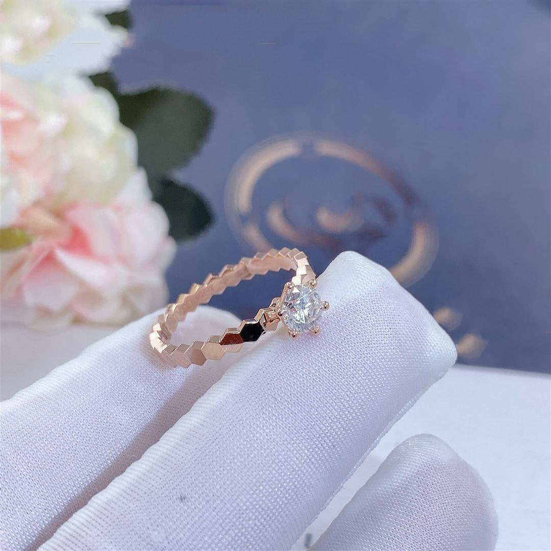 [kincade]BEE LOVE RING PINK GOLD 1 DIAMOND