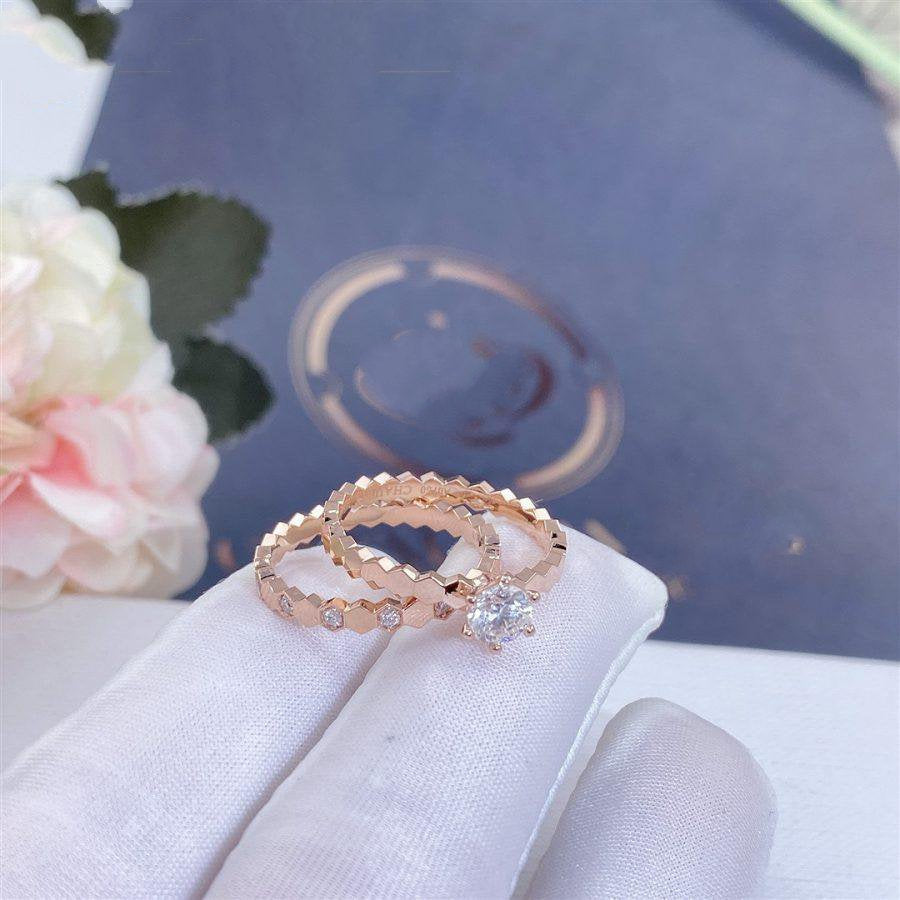 [kincade]BEE LOVE RING PINK GOLD 1 DIAMOND