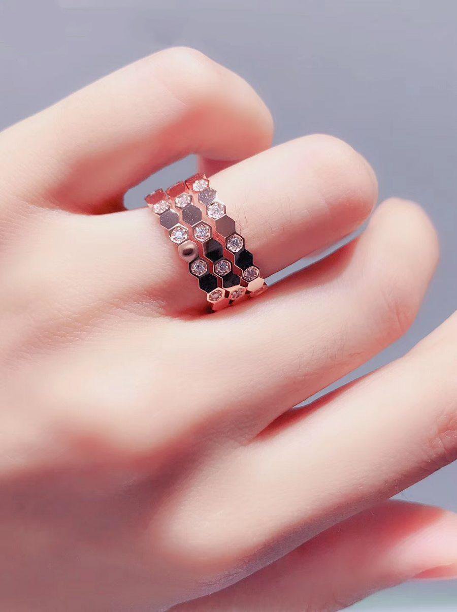 [kincade]BEE LOVE RING PINK GOLD DIAMOND