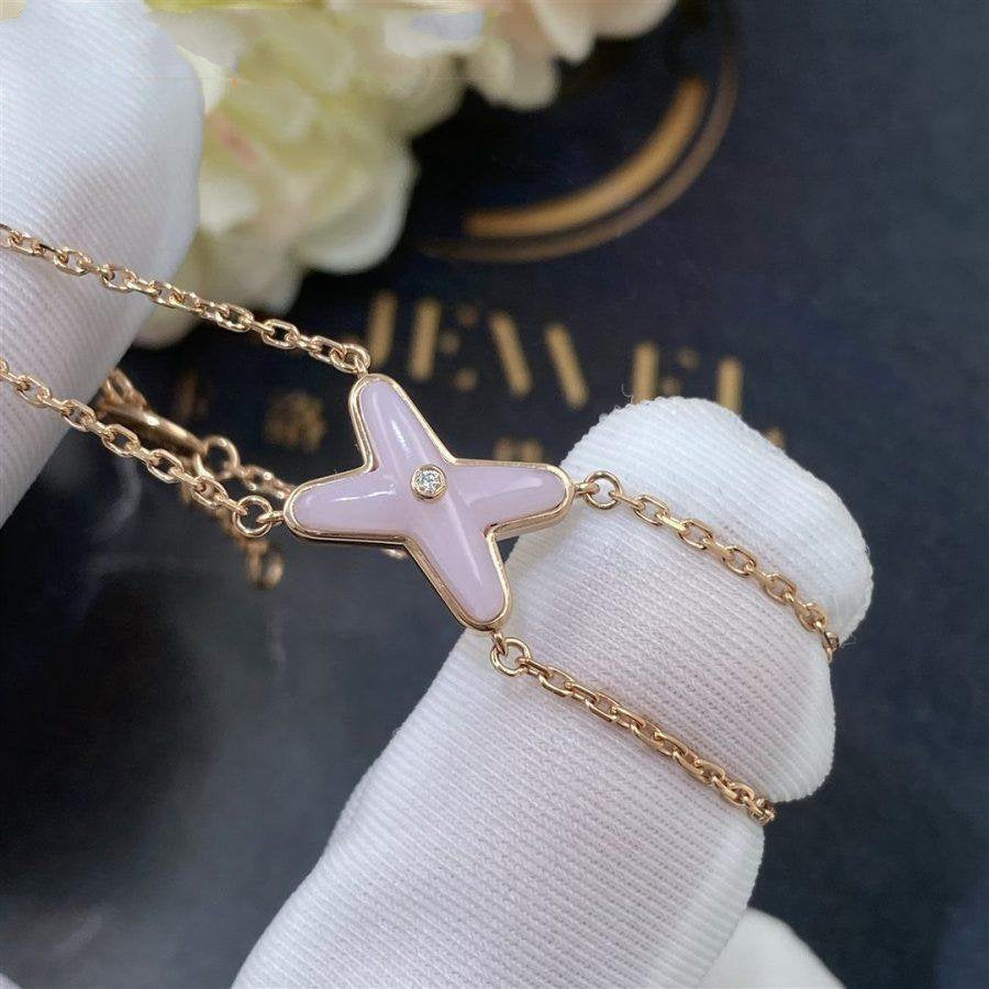 [kincade]JEUX BRACELET PINK MOP PINK GOLD 1 DIAMOND