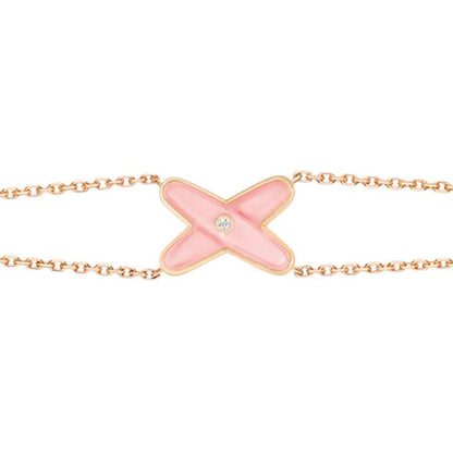 [kincade]JEUX BRACELET PINK MOP PINK GOLD 1 DIAMOND