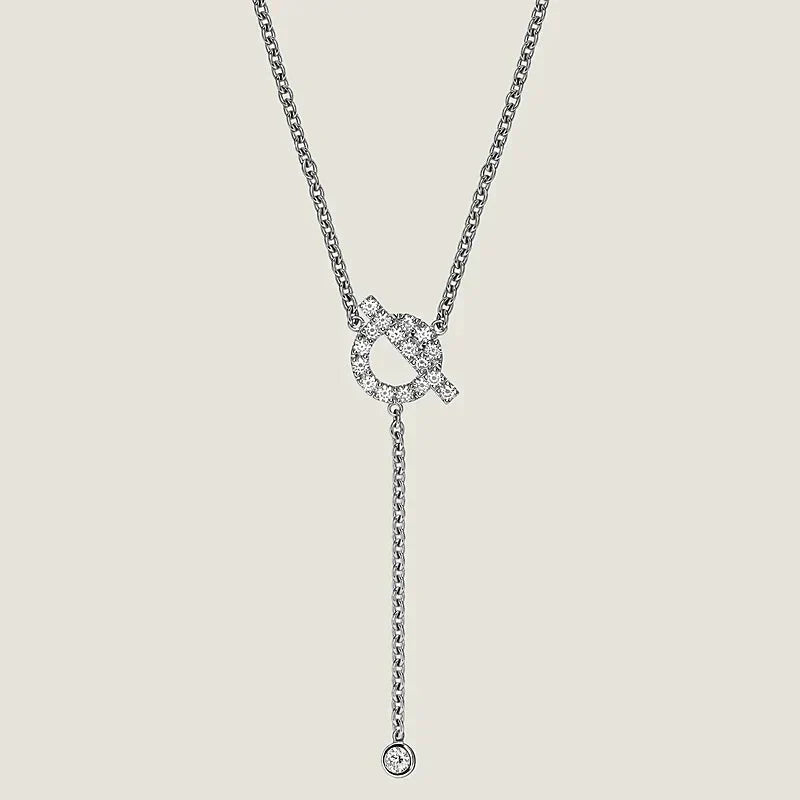 [kincade]FINESSE SILVER DIAMOND NECKLACE