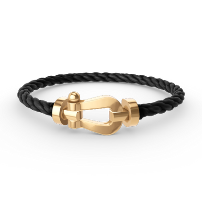 [kincade]FORCE LARGE HORSESHOE NO DIAMOND BRACELET GOLD