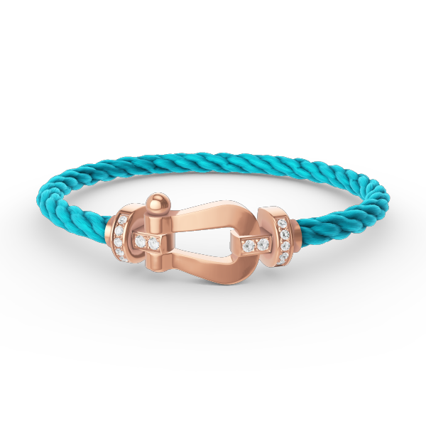 [kincade]FORCE LARGE HORSESHOE HALF DIAMOND BRACELET ROSE GOLD