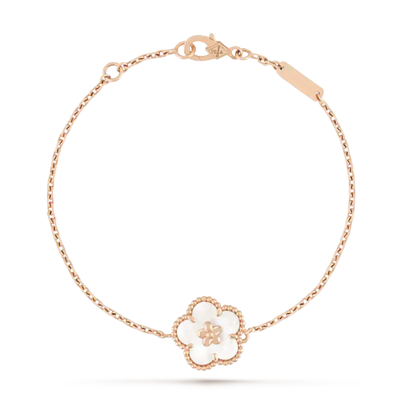 [kincade]LUCKY WHITE MOP PLUM BLOSSOM  BRACELET