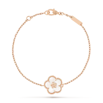 [kincade]LUCKY WHITE MOP PLUM BLOSSOM  BRACELET