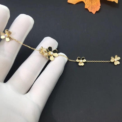 [kincade]FRIVOLE GOLD 5 FLOWERS BRACELET