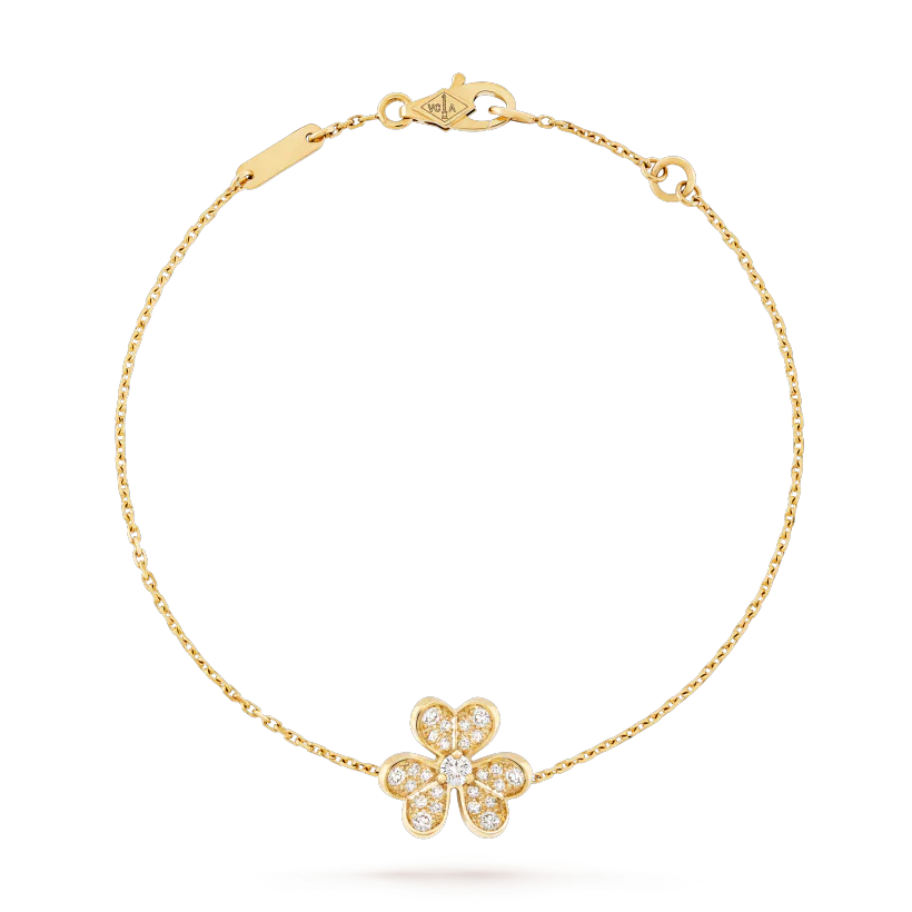 [kincade]FRIVOLE GOLD FLOWER DIAMOND BRACELET