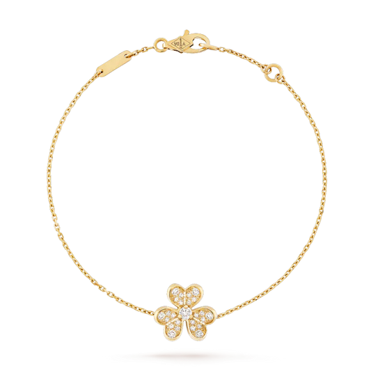 [kincade]FRIVOLE GOLD FLOWER DIAMOND BRACELET