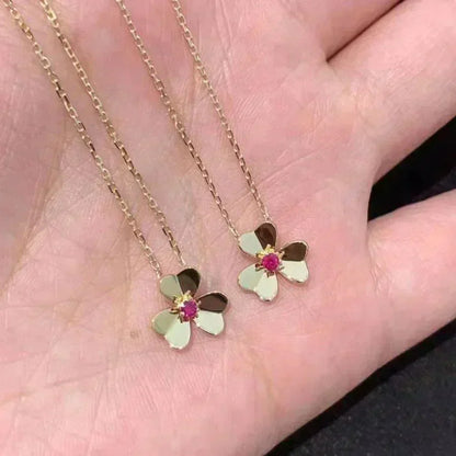 [kincade]FRIVOLE GOLD FLOWER NECKLACE