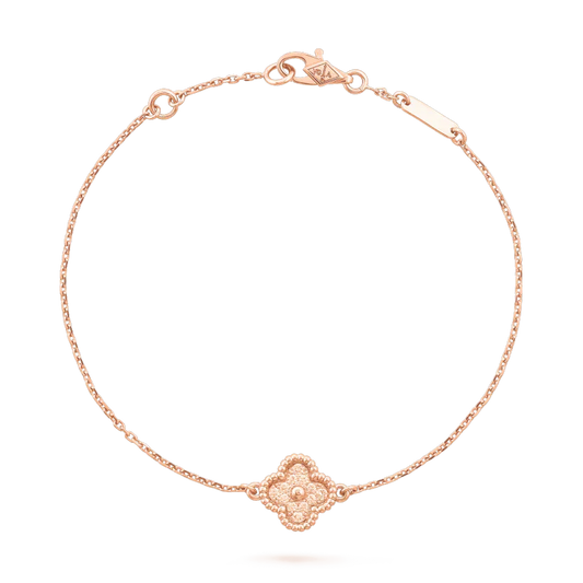 [kincade]CLOVER SINGLE FLOWER BRACELET