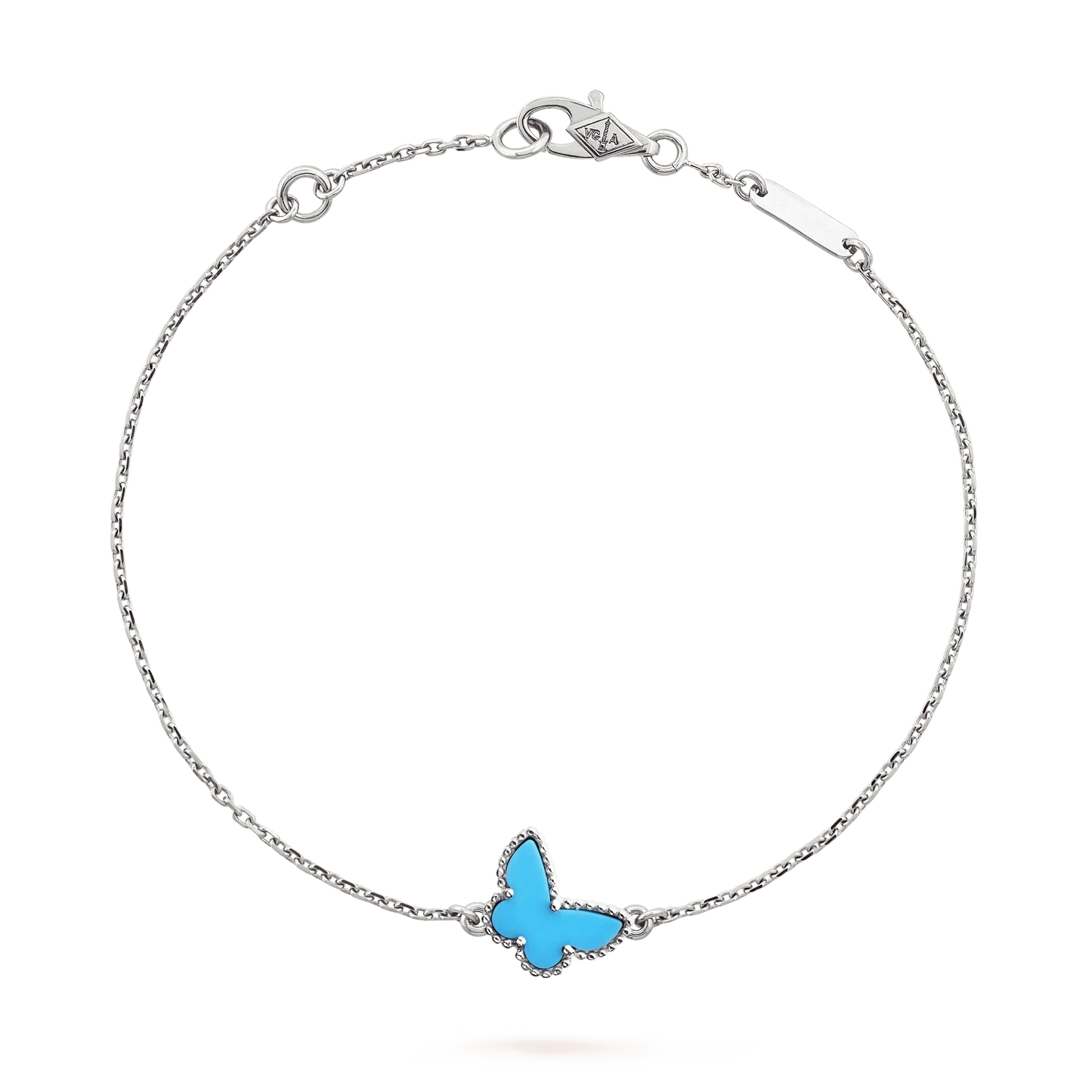 [kincade]BUTTERFLY TURQUOISE BUTTERFLY BRACELET SILVER