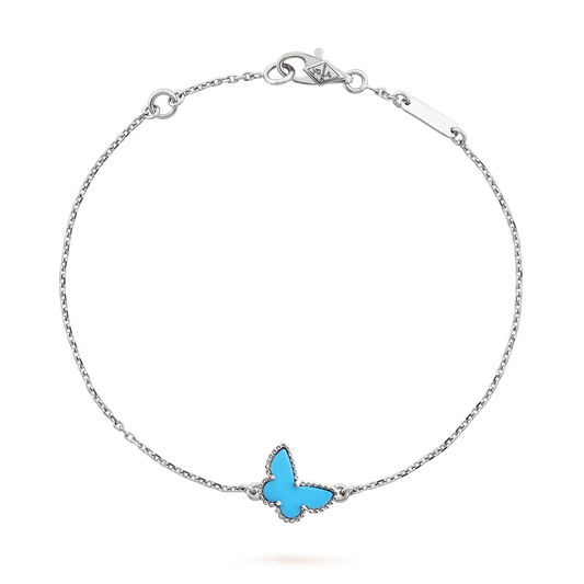 [kincade]BUTTERFLY TURQUOISE BUTTERFLY BRACELET SILVER