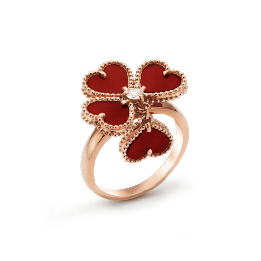 [kincade]SWEET CLOVER CARNELIAN RING