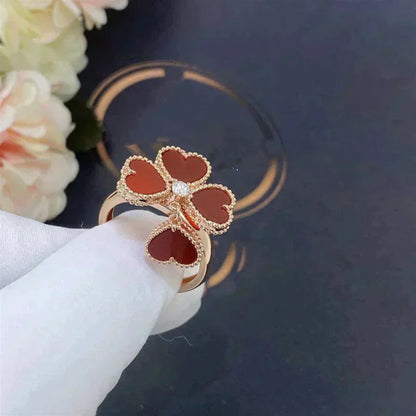 [kincade]SWEET CLOVER CARNELIAN RING