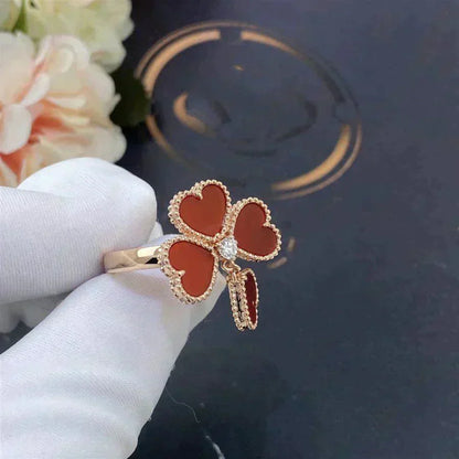 [kincade]SWEET CLOVER CARNELIAN RING