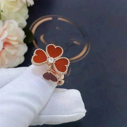 [kincade]SWEET CLOVER CARNELIAN RING