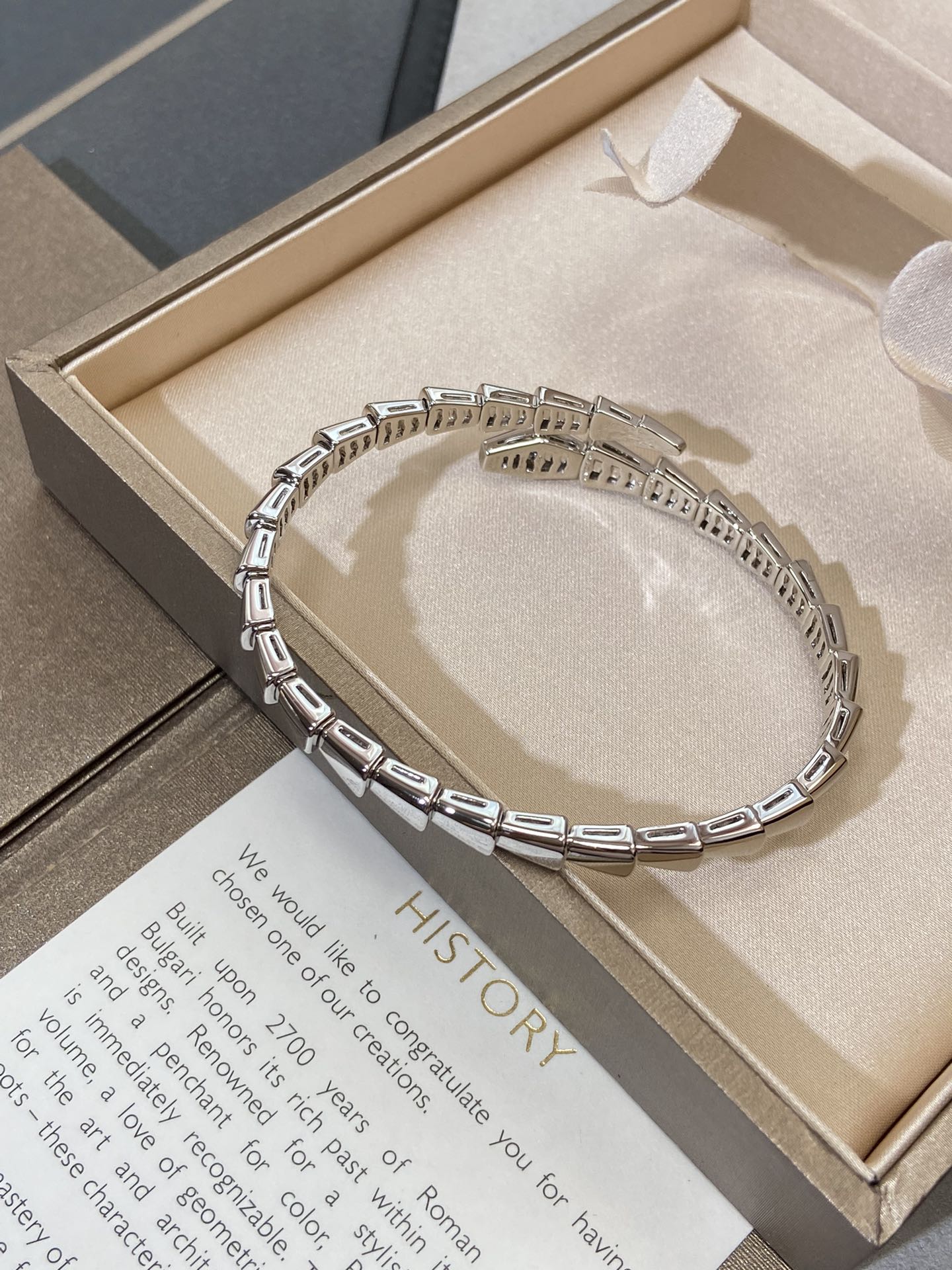 [kincade]SERPENTI VIPER SILVER BRACELET