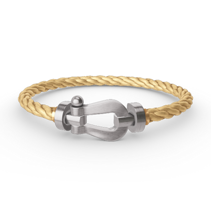 [kincade]FORCE LARGE HORSESHOE NO DIAMOND BRACELET SILVER