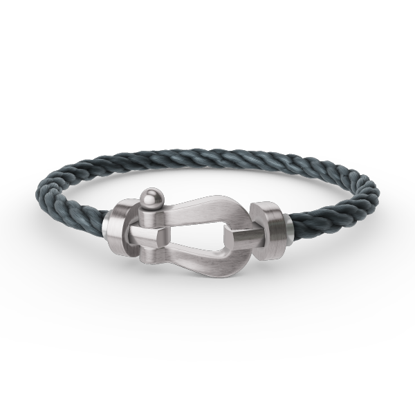 [kincade]FORCE LARGE HORSESHOE NO DIAMOND BRACELET SILVER