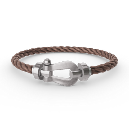 [kincade]FORCE LARGE HORSESHOE NO DIAMOND BRACELET SILVER