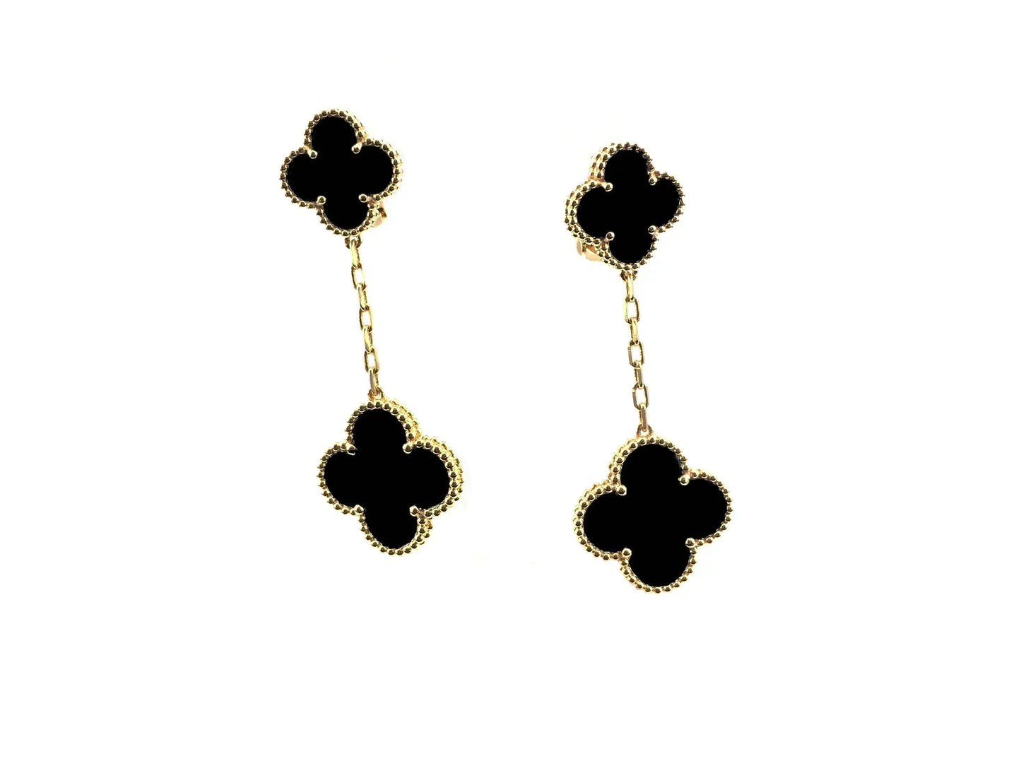 [kincade]CLOVER 2 MOTIFS  EARRINGS (MULTIPLE CHOICESC